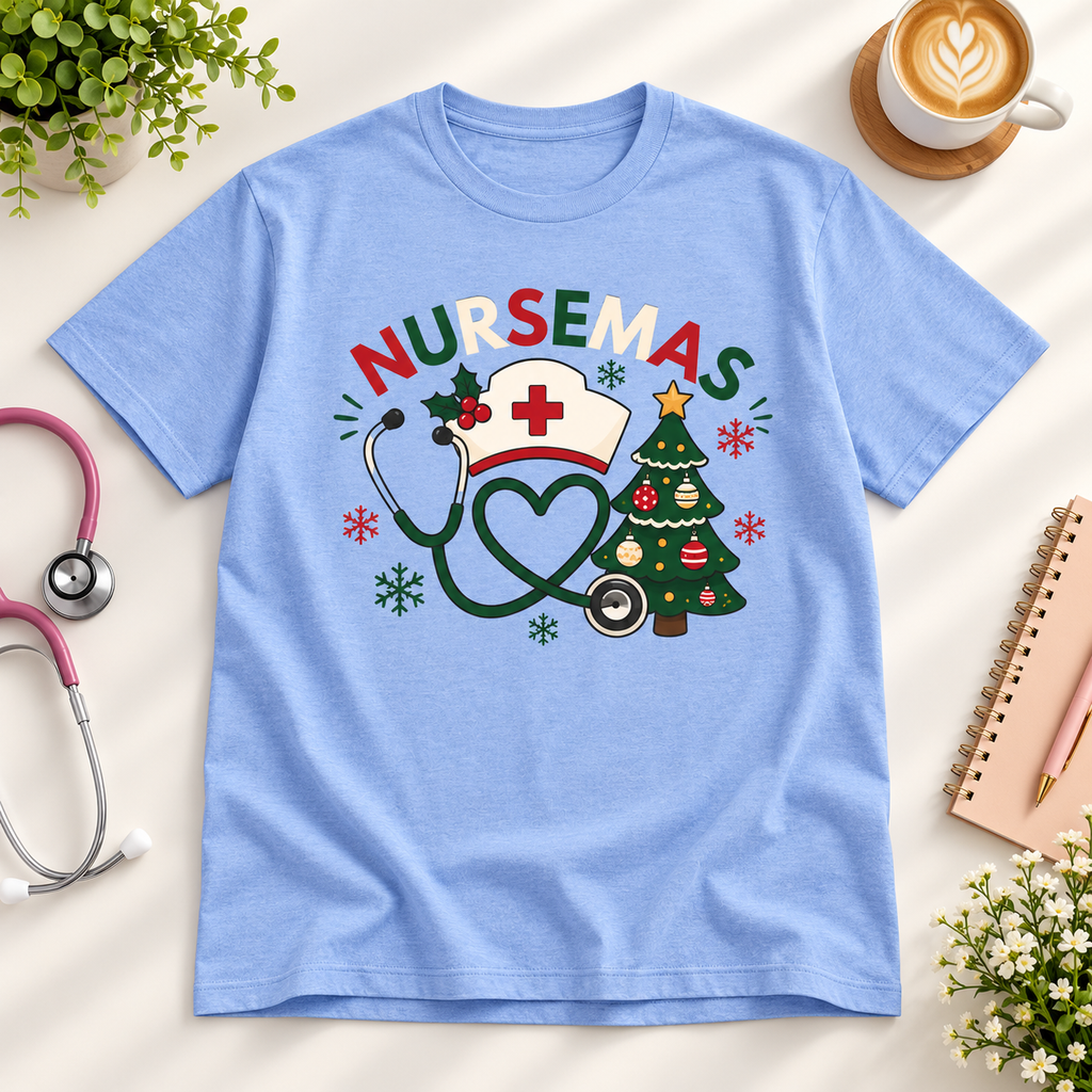 Nursemas Christmas Shirt | Cute Christmas Nurse Gift