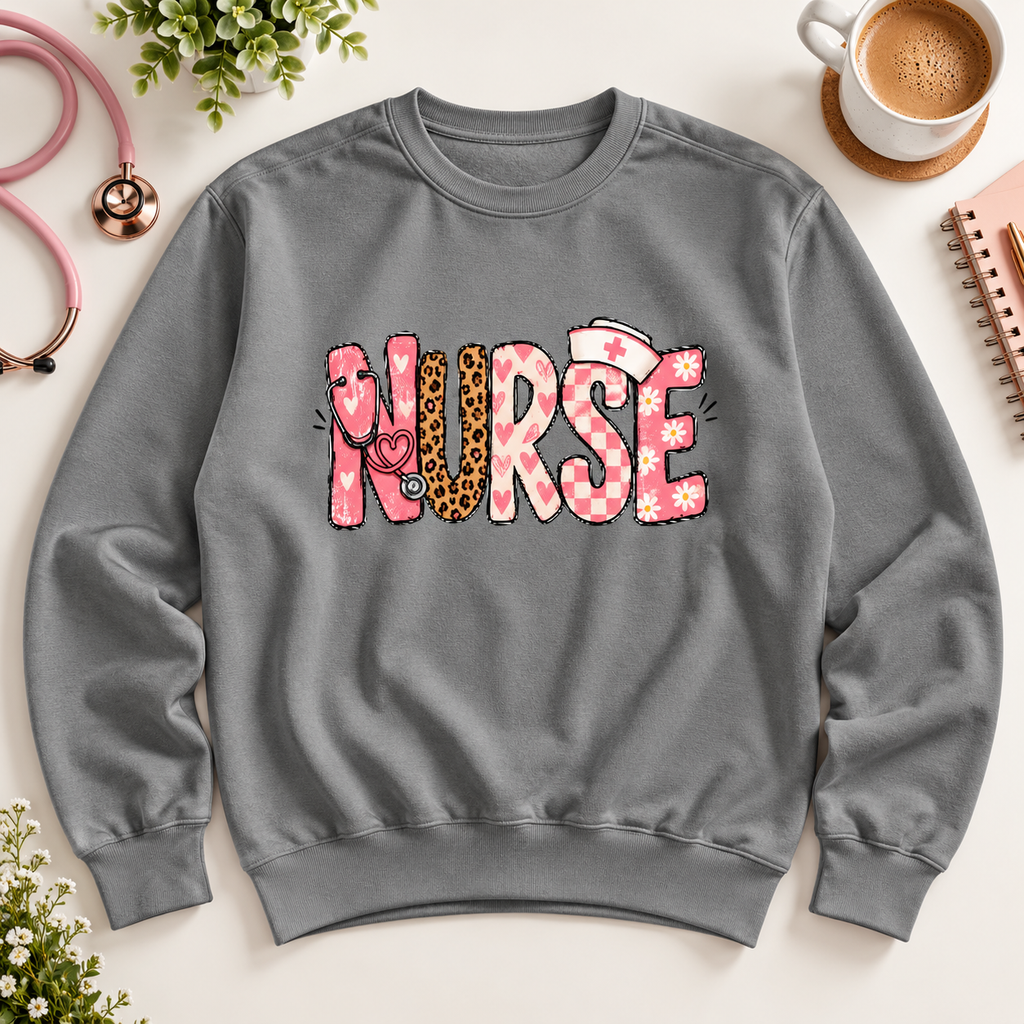 cute-nurse-sweatshirt-grey