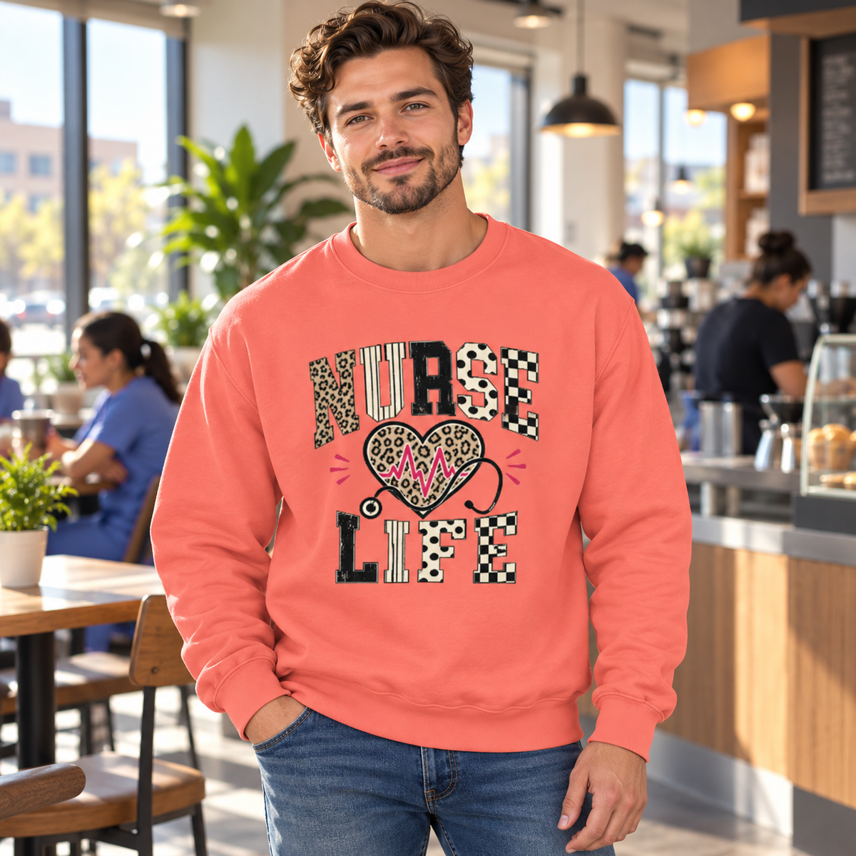 Nurse Life Sweatshirt | Unisex Nurse Gift & Nursing Crewneck