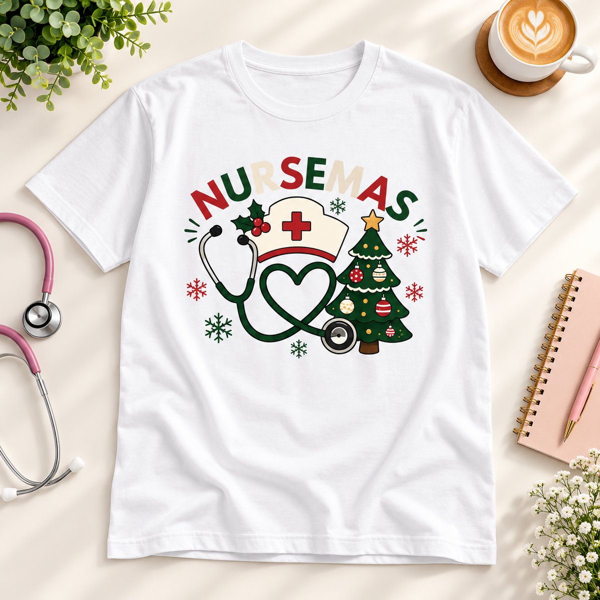 Nursemas Christmas Shirt | Cute Christmas Nurse Gift