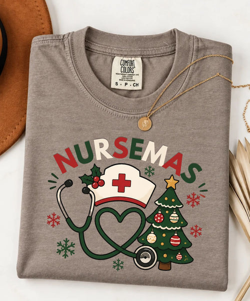 Nursemas Christmas Shirt | Cute Christmas Nurse Gift